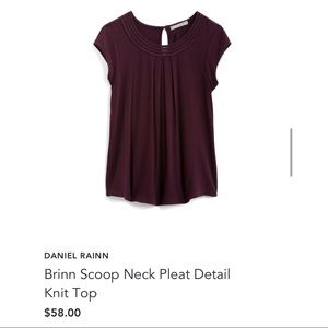Daniel Rainn Brinn Scoop Neck Knit Top